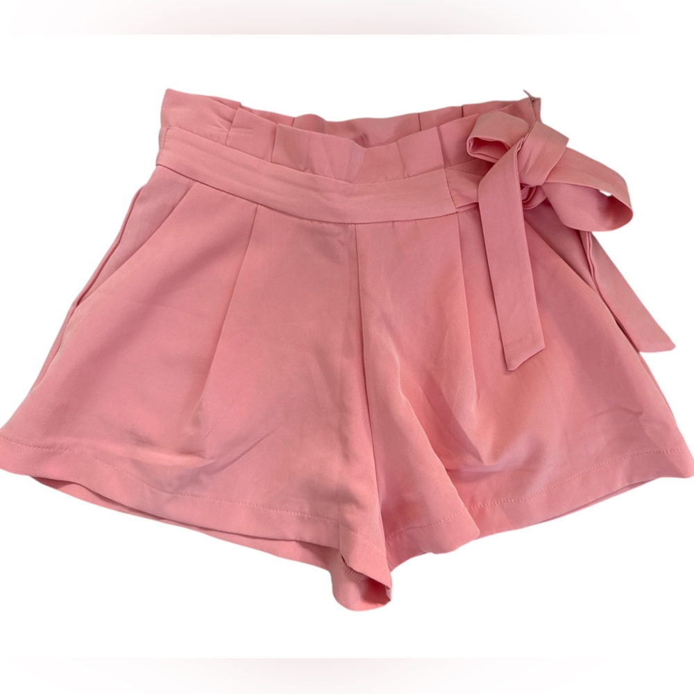 Princess Polly Bubble Gum Pink High Waisted Short Size 4
